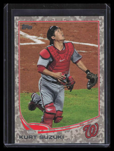 2013 Topps Camo 208 Kurt Suzuki 37/99