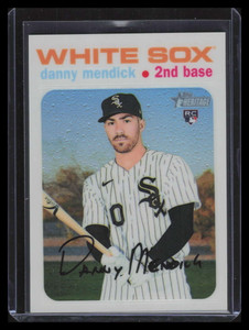 2020 Topps Heritage Chrome White Refractor thc523 Danny Mendick Rookie 62/71