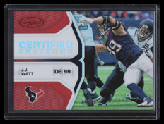 2017 Certified Shutdown Mirror Red 5 J. J. Watt 40/99