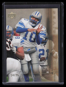 2000 Upper Deck Exclusives Gold 74 Charlie Batch 14/25