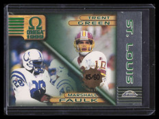 1999 Pacific Omega Premiere Date 226 Trent Green Marshall Faulk 45/60
