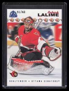 2001-02 Pacific Adrenaline Blue 135 Patrik Lalime 51/62