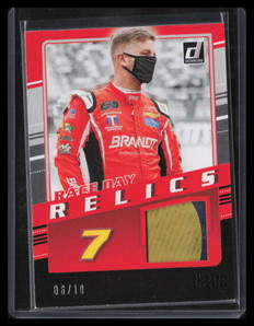 2021 Donruss Race Day Relics Black 25 Justin Allgaier Tire Patch 6/10