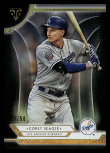 2018 Topps Triple Threads Onxy 17 Corey Seager 29/50