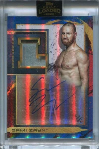 2020 Topps WWE Fully Loaded Autographed LSZ Sami Zayn Ladder Auto 1/10