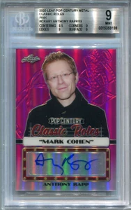 2020 Pop Century Metal Classic Roles Pink crar1 Anthony Rapp Auto 9/15 BGS 9