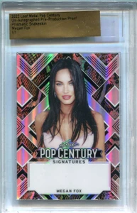 2022 Metal Pop Century Pre-Production Proof Prismatic Snakeskin Megan Fox 1/1