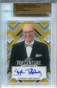 2022 Metal Pop Century Pre-Production Proof Gold Stephen Tobolowsky Auto 1/1