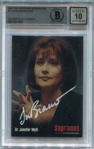 2005 The Sopranos Season One 3 Lorraine Bracco Beckett Authentic Auto 10 BAS