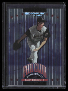 2002 Donruss Stat Line Career 219 Randy Johnson FC 109/200 Fan Club