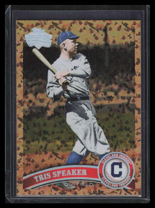 2011 Topps Update Cognac Diamond Anniversary us278b Tris Speaker SP