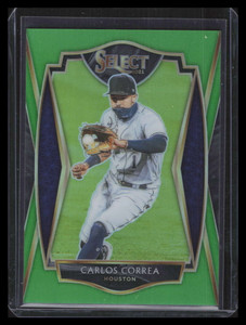 2021 Select Neon Green Refractor 193 Carlos Correa PRM 37/99 Premier Level