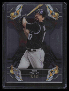2019 Topps High Tek Black 80 Todd Helton 35/50