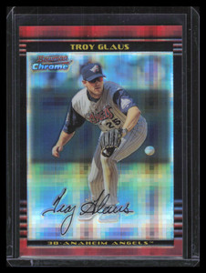 2002 Bowman Chrome X-Fractor 58 Troy Glaus 31/250