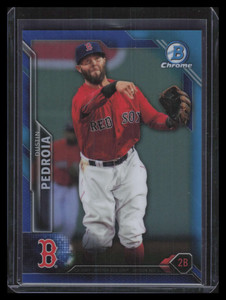 2016 Bowman Chrome Blue Refractor 24 Dustin Pedroia 149/150