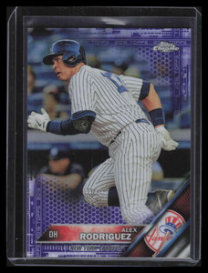 2016 Topps Chrome Purple Refractor 146 Alex Rodriguez 213/275