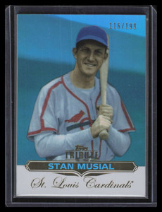 2011 Topps Tribute Blue 11 Stan Musial 116/199