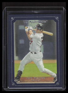 2007 UD Masterpieces Deep Blue Linen 35 Joe Mauer 23/75