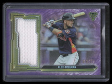2020 Topps Triple Threads Jumbo Relics Amethyst SJRABE Alex Bregman Jersey 8/27