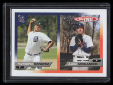 2005 Topps Total 762 Humberto Sanchez Justin Verlander Rookie