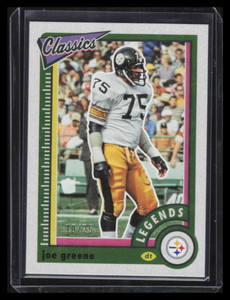 2022 Classics Blank Back 121 Joe Greene LEG 10/25 Legends