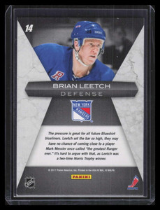 2010-11 Pinnacle Pantheon 14 Brian Leetch