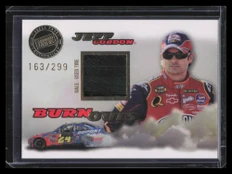 2008 Press Pass Burnouts Gold bo1 Jeff Gordon Race-Used Tire 163/299