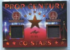 2019 Leaf Pop Century Metal Prop Co-Stars Baron Cohen Ferrell Dual Relic 65/85