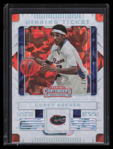 2020-21 Panini Contenders Draft Winning Ticket Cracked Ice 19 Corey Brewer 18/23