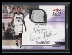 2001 Ultra WNBA Feel the Game 3 Yolanda Griffith Patch