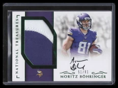 2016 Panini National Treasures Green Moritz Bohringer Rookie Patch Auto 51/81