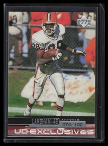 1999 Upper Deck Exclusives 100 54 Antonio Langham 76/100
