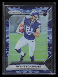2016 Panini Prizm Prizms Camo Refractor 206 Moritz Bohringer Rookie 7/25