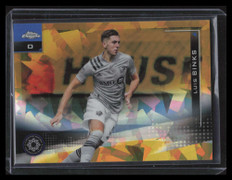 2021 Topps Chrome MLS Sapphire Gold Refractor 29 Luis Binks 35/50