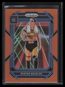 2023 Panini Prizm WWE Prizms Orange Refractor 147 Shayna Baszler 42/99