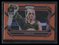 2023 Panini Prizm WWE Prizms Orange Refractor 40 Dakota Kai 8/99