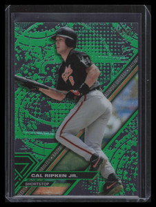 2017 Topps High Tek Green Rainbow HTCR Cal Ripken Jr. 18/99