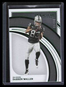 2022 Immaculate Collection Emerald 64 Darren Waller 6/23