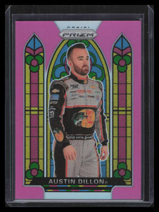 2020 Panini Prizm Prizms Pink Refractor 68 Austin Dillon SG 33/50 Stained Glass