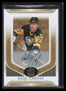 2020-21 SP Signature Legends Gold 312 Paul Coffey SP