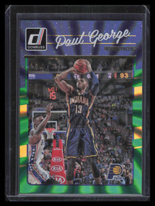 2016-17 Donruss Holo Green Laser 93 Paul George 51/99