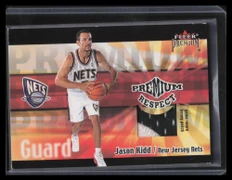 2001-02 Fleer Premium Commanding Respect Patches JK Jason Kidd Patch 62/75