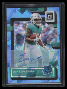2022 Donruss Optic Rated Autographs Ice 239 Erik Ezukanma Rookie Auto 12/15