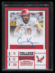 2017 Panini Contenders Draft Picks 124b Cooper Kupp Rookie Auto
