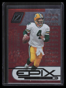 2005 Zenith Epix Orange 3rd Down 3 Brett Favre 89/400