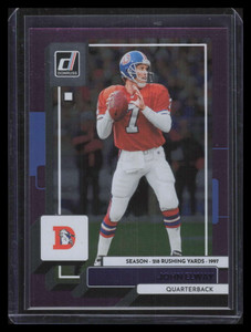 2022 Donruss Season Stat Line 267 John Elway 52/218