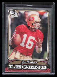 2008 Topps Rookie Progression Legends Gold PLJM Joe Montana 157/199