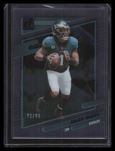 2021 Clearly Donruss Blue 39 Jalen Hurts 30/99