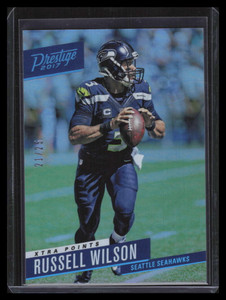 2017 Prestige Xtra Points Platinum 136 Russell Wilson 21/25
