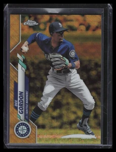2020 Topps Chrome Gold Wave Refractor 107 Dee Gordon 10/50